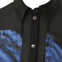 Lala Berlin Horses-print silk blouse