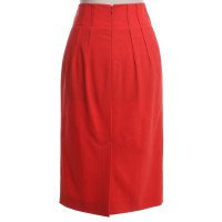 Calvin Klein Pencil skirt in red