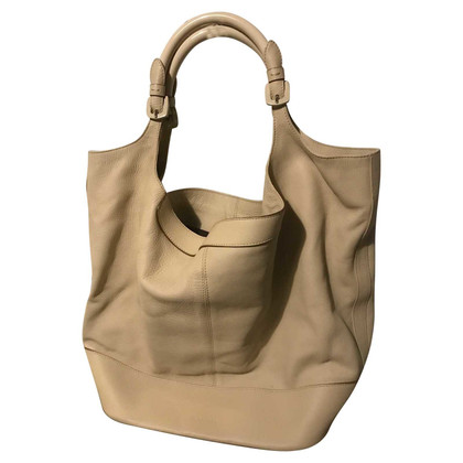 Jil Sander Travel bag Leather in Cream