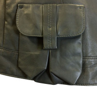 Dorothee Schumacher Leather jacket in dark gray