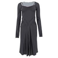 Alberta Ferretti Kleid aus Wolle in Schwarz