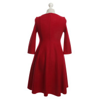 Cacharel Robe rouge en laine