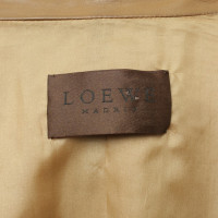 Loewe blazer en cuir beige