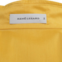 René Lezard Blouse in mustard yellow