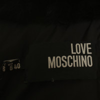 Moschino Love Short jacket with fur collar