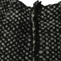 Marni Coat in black and white