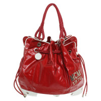 Mcm Shopper Canvas in Red
