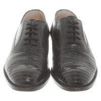 Jil Sander Lace-up shoes with reptile look