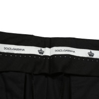 Dolce & Gabbana Hose aus Baumwolle in Schwarz