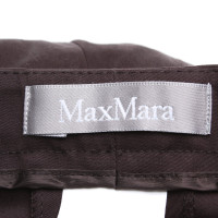 Max Mara Pantaloni in marrone scuro
