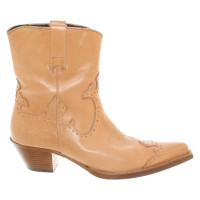 Ermanno Scervino Ankle boots Leather in Beige