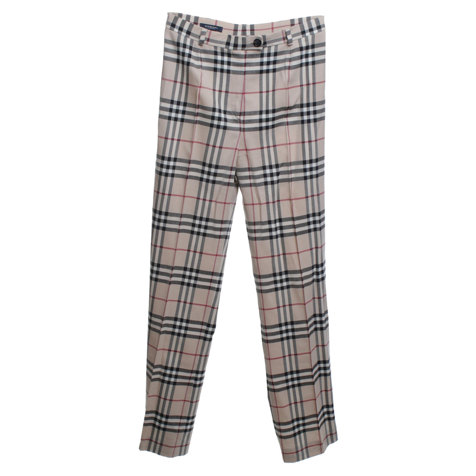 Burberry Pantaloni con motivo scozzese