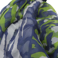 Yves Saint Laurent Zijden sjaal in Animal-Look