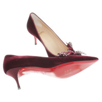 Christian Louboutin Velvet pumps with bow