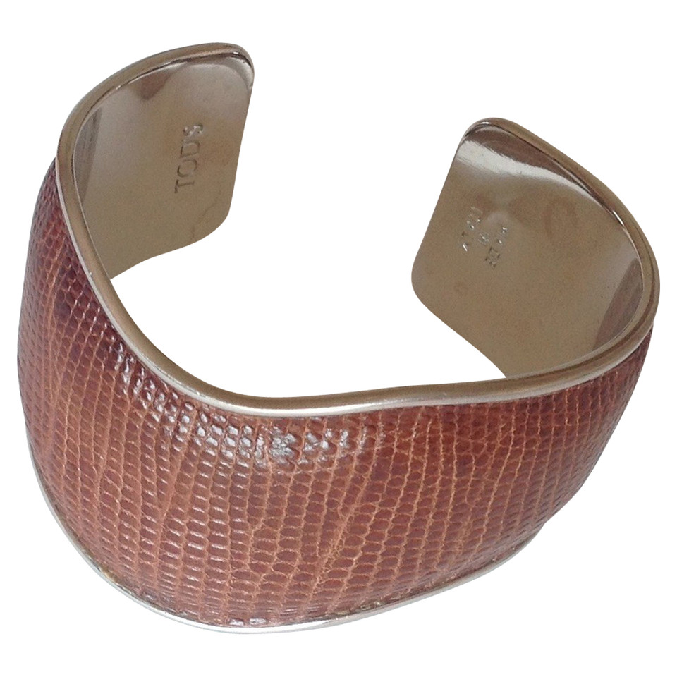Tod's Bangle with snakeskin