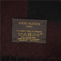 Louis Vuitton Écharpe Cardiff en noir et bordeaux