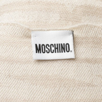 Moschino Beigefarbenes Wolltuch