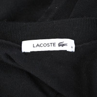 Lacoste Strick aus Wolle in Schwarz