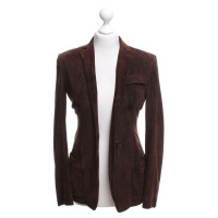 Ralph Lauren Purple Label Suede Leather jacket in brown