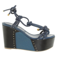 Sergio Rossi Wedges in blue