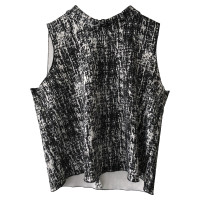 Vince Camuto top in black and white