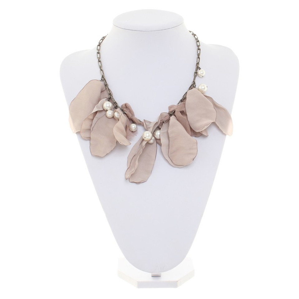 Lanvin Halskette mit Blumendekor