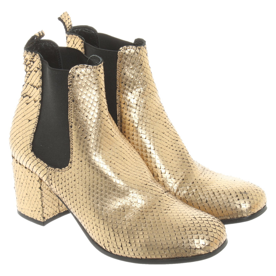 Kennel & Schmenger Ankle boots Leather in Gold