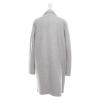 Harris Wharf Jacke/Mantel aus Wolle in Grau