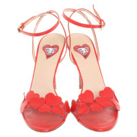 Valentino Garavani Sandalen aus Leder in Rot