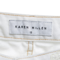 Karen Millen Jeans with flower detail
