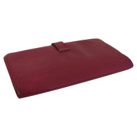 Hermès Rosso scuro portafoglio