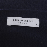 Equipment Cashmere cardigan in blu scuro