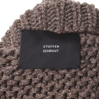 Steffen Schraut pull en tricot de couleur or