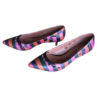 Max & Co pumps with stripe pattern