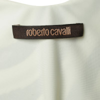 Roberto Cavalli Striped dress in blue cream