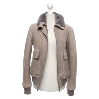 Gucci Jacket/Coat Fur in Beige