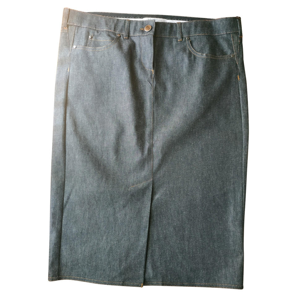 Max Mara Skirt Jeans fabric in Black