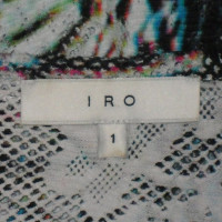 Iro oversized top in mesh optics