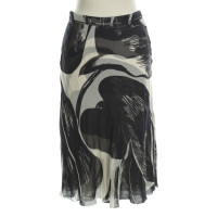 Rena Lange Silk skirt in bicolor