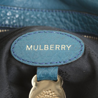 Mulberry Handtasche aus Leder in Petrol