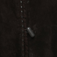 Yves Saint Laurent Jacke/Mantel aus Wildleder in Braun