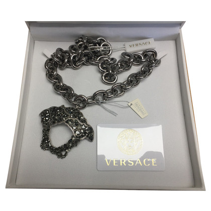 Versace Halskette mit Schmucksteinen