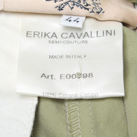 Erika Cavallini Pantaloni in oliva leggera