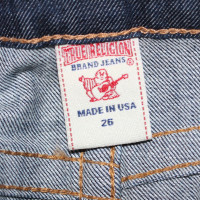 True Religion Gonna di jeans nell'aspetto usato