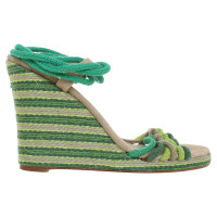 Marc Jacobs Wedge sandals in de kleuren groen