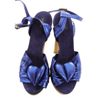 Marc Jacobs Sandals Leather in Blue