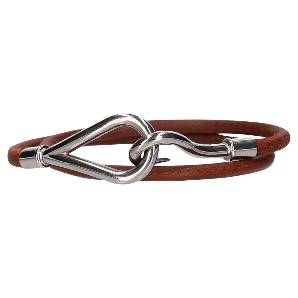 Hermès Armband Leer in Bruin