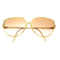 Christian Dior Goldfarbene Sonnenbrille 