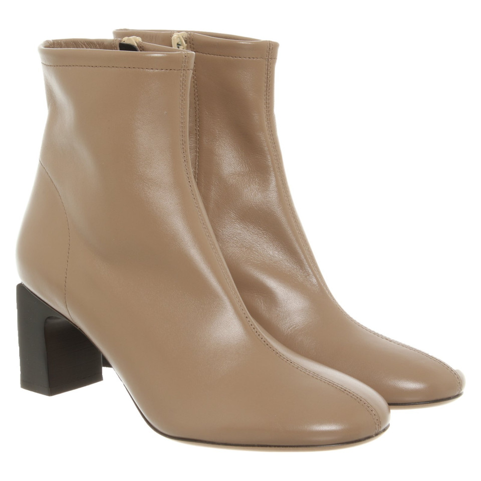 By Far Boots Leather in Beige