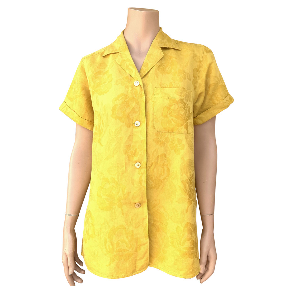 Max Mara Knitwear Linen in Yellow